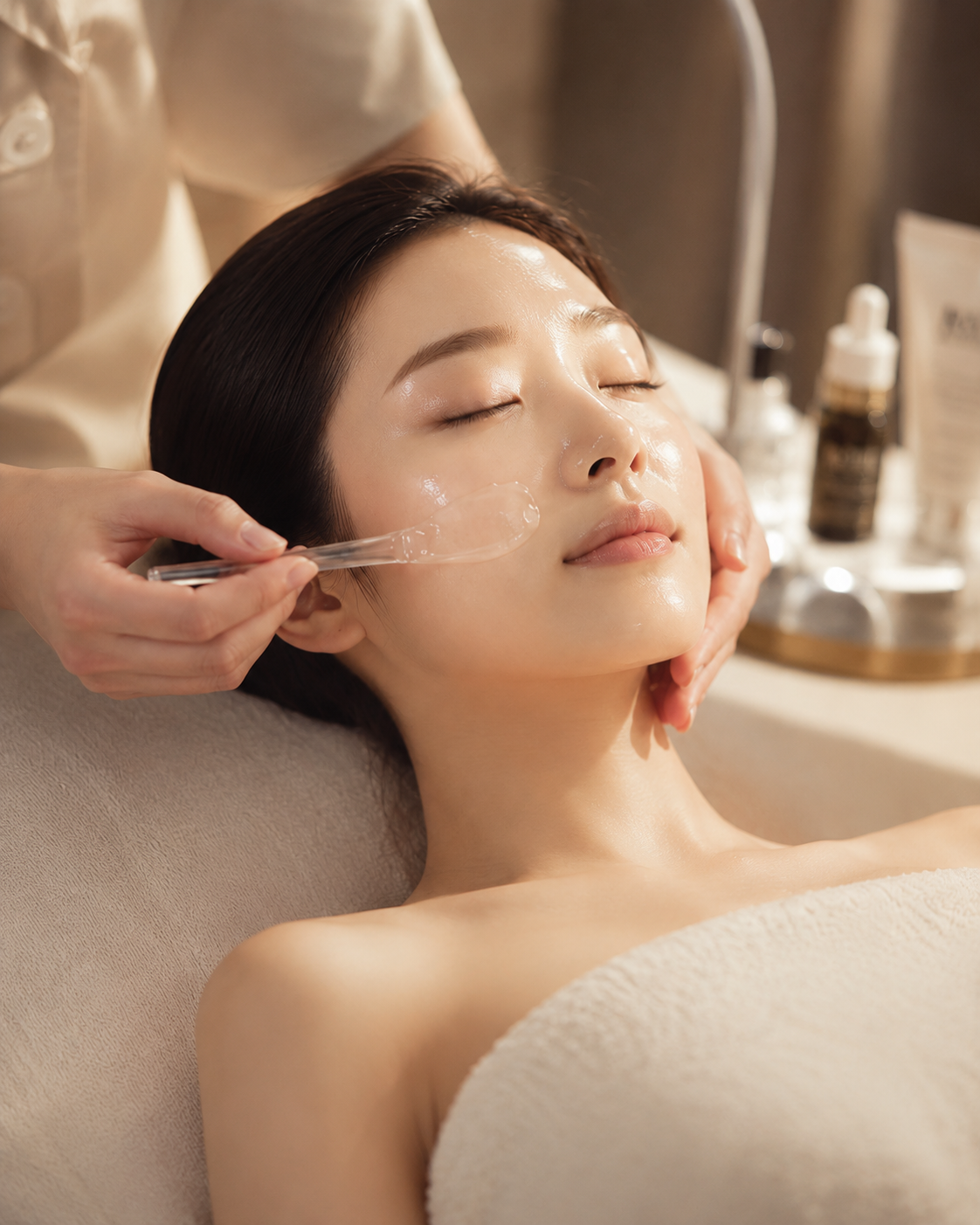 레이저 치료 후 진정 재생